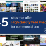 45 sites that offer free images for commercial use