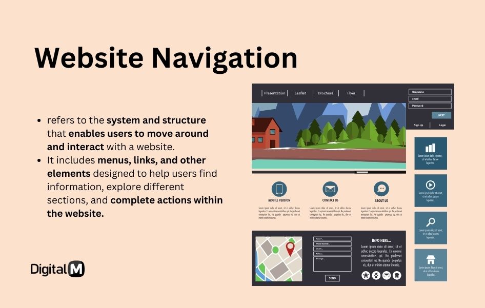 Website navigation